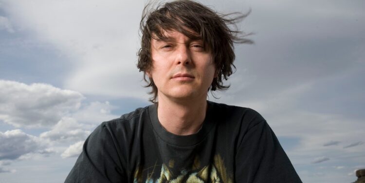 GEORGE, WA - MAY 24: Noah Lennox of Panda Bear poses for a portrait backstage on day 2 of Sasquatch! Music Festival  at the Gorge Amphitheater on May 24, 2014 in George, United States. (Photo by Steven Dewall/Redferns via Getty Images)